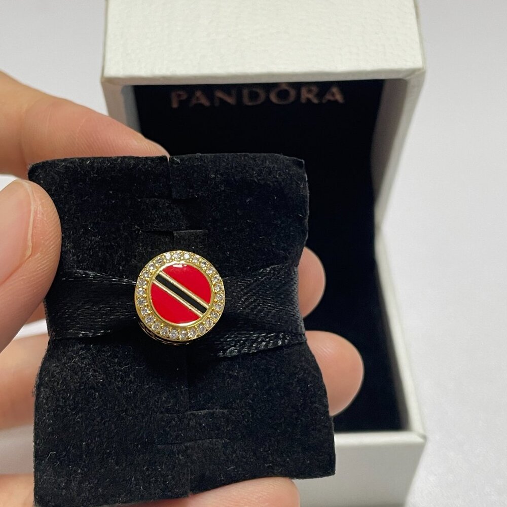 Pandora Trinidad and Tobago Flag Exclusive Charm Bead